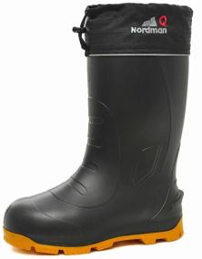 img 4 attached to Men's boots Nordman Quaddro 5-093-D01-70C with manzh. black sole spikes 46 size.