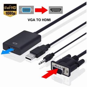 img 3 attached to Adapter PALMEXX video signal from VGA(m) to HDMI(f)