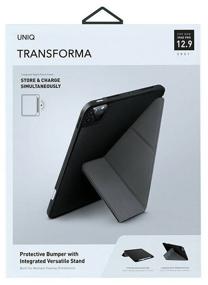 img 3 attached to Uniq Transforma case for iPad Pro 12.9 (2021), black (NPDP12.9 (2021)-TRSFBLK)