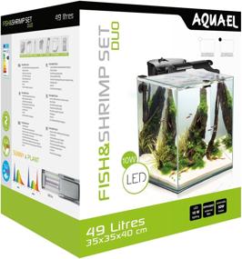 img 2 attached to Freshwater 49 l AQUAEL Fish&Shrimp Set Duo 35 black