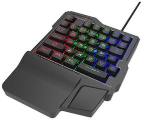 img 2 attached to Игровая клавиатура Ritmix RKB-209BL Gaming черный, английская