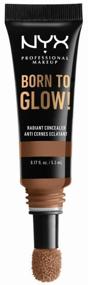 img 4 attached to NYX professional makeup Born To Glow Radiant Concealer, Warm Caramel 15.7
