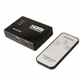 img 4 attached to HDMI Video Switcher 3 input 1 output 3T01 SWITCH with remote control