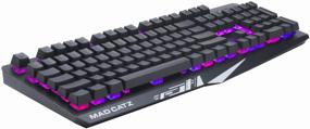 img 3 attached to Gaming Keyboard Mad Catz S.T.R.I.K.E. 4 Black USB (Russian layout) Cherry MX Red