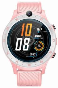 img 2 attached to Smart smart watch K-12 / SIM card / for child, teenager, adult / GPS / Touch screen / Bluetooth / Voice message / Camera / Video call / Chat / Calls / Pink