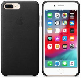 img 4 attached to 📱 Premium Apple Leather Case for iPhone 8 Plus / 7 Plus, Black - Sleek and Protective