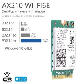 img 3 attached to Bluetooth Wi-Fi adapter Intel 8265NGW.AC, green