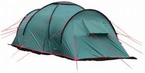 img 4 attached to Btrace Ruswell 6 camping tent for six persons, green