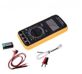 img 2 attached to Multimeter, digital multimeter, electrical measuring instrument, measurement fixation, AC voltage measurement, capacitor capacitance measurement