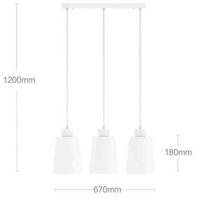 img 4 attached to Yeelight Bright Moon Chandelier (YLDL03YL), E27, 120W, number of bulbs: 3 pcs, armature color: white, shade color: white