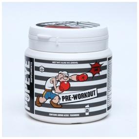 img 3 attached to Popeye Supplements Pre-Workout, strawberry-lime, 250 gr. to increase endurance.
