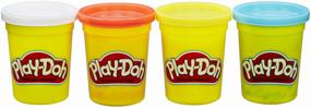 img 2 attached to Mass for Molding Play-Doh Set 4 cans, base colors, 448 gr, B6508/B5517