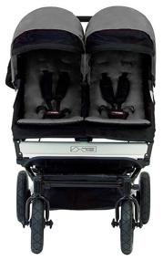 img 4 attached to Stroller for twins Mountain buggy Duet, silver, chassis color: silver