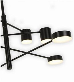 img 4 attached to LED chandelier Kink light Mekli 07650, 56 W, armature color: black, shade color: white