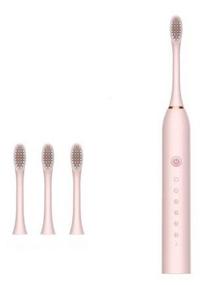 img 2 attached to ultrasonic toothbrush X-3, pink