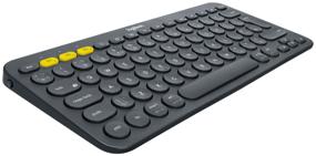 img 4 attached to Logitech K380 Multi-Device Wireless Keyboard Dark Grey, English
