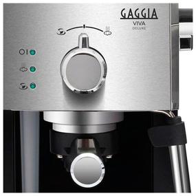 img 3 attached to 🏺 Gaggia Viva De Luxe Metallic/Black Carob Coffee Maker