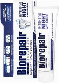 img 2 attached to 🌙 75 ml Biorepair Intensive Toothpaste for Nighttime Repair