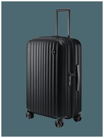 img 4 attached to NINETYGO scooter suitcase, polypropylene, corrugated surface, 38 l, black