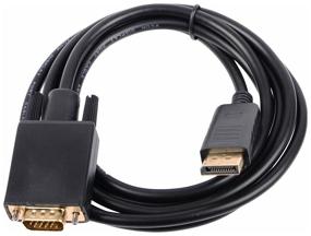 img 3 attached to VCOM DisplayPort to VGA cable (CG607), black