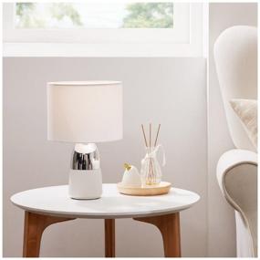 img 2 attached to Ночник Xiaomi Two-Piece Bedside Table Lamp, комплект из 2 шт. E14, 3 Вт, цвет арматуры: белый, цвет плафона: белый