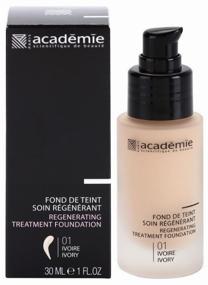 img 2 attached to Academie Fond de Teint Soin Regenerant, 30 ml, shade: 01 Ivory