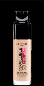 img 2 attached to L "Oreal Paris Foundation Infaillible fresh tone 32 h, 30 ml, shade: 20 Ivory