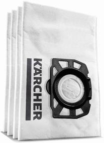 img 3 attached to KARCHER dust bags 2.863-314.0, white/black, 4 pcs.