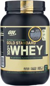 img 4 attached to Protein Optimum Nutrition 100% Whey Gold Standard Naturally Flavored, 909g, Vanilla