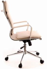 img 3 attached to Executive Computer Chair Everprof Nerey T, Imitation Leather Upholstery, Beige Color