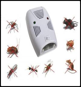 img 2 attached to Ультразвуковой отпугиватель для насекомых и грызунов / мышеловка от крыс насекомых грызунов тараканов мышей