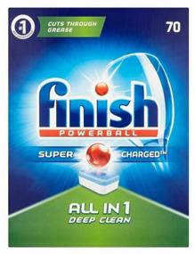img 3 attached to 🧼 Deep Clean with Finish All in 1 Dishwasher Tablets - 70 pcs