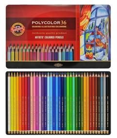 img 4 attached to KOH-I-NOOR Colored pencils Polycolor, 36 colors, 3825036002PL multicolored