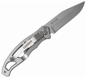 img 3 attached to Folding knife Gerber Paraframe I Fine edge silver