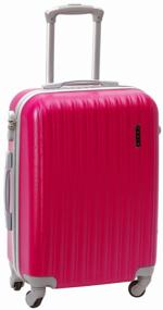 img 4 attached to 👜 Fuchsia TEVIN Suitcase L - Functional and Fashionable Travel Companion