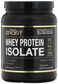 img 3 attached to Протеин California Gold Nutrition Whey Protein Isolate, 454 гр., натуральный