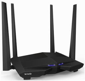 img 4 attached to 🚀 Black Tenda AC10 Wi-Fi Router: Enhanced Performance and Speed