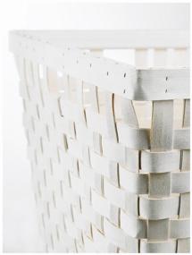 img 2 attached to Storage basket IKEA KNARRA, 38x29x16 cm, white