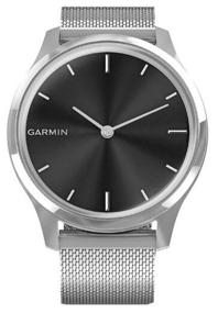 img 2 attached to Garmin Vivomove Luxe smart watch with Milanese bracelet, silver