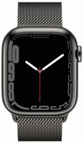 img 2 attached to Smart Watch Apple Watch Series 7 41 mm Steel Case Cellular, Graphite