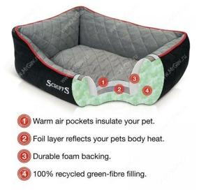 img 3 attached to Bed for dogs and cats Scruffs Thermal Box Bed 60x50 cm 60 cm 50 cm black