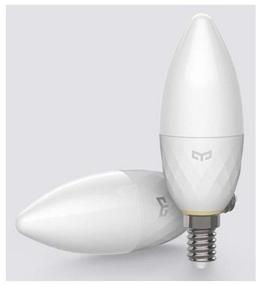 img 2 attached to Yeelight LED Candle Light Bulb Mesh (YLDP09YL), E14, 3.5 W, 6500 K