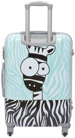 img 3 attached to TEVIN case, polycarbonate, support legs on the side, 120 l, size L, zebra