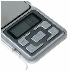 img 3 attached to Scales jewelry, kitchen, pocket electronic with backlight Pocket Scale 0.01g - 200g