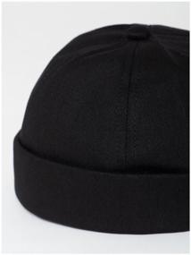 img 3 attached to Docker cap without visor CottonEco FB1, black, 52-60