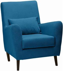 img 3 attached to Armchair Liberty upholstered material: velor Mazerati Blue