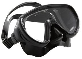 img 2 attached to Mask and snorkel TUSA Sport UCR-1625 set for swimming black
