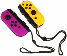 img 4 attached to Nintendo Switch Joy-Con controllers Duo, purple/orange