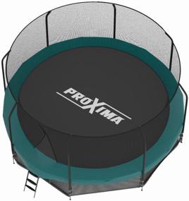 img 4 attached to Frame trampoline Proxima Premium 12ft (366 cm) 366x366x230 cm, green