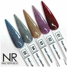 img 2 attached to Nail Republic gel polish for nails Flash, 10 ml, 04